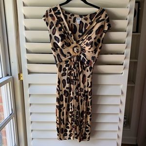 Cache Animal Print Dress